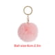 thumbnail image 5 of Cateissary Fuzzy Ball Llavero Encantadores Llaveros Multifuncional Conveniente Adorable Multi-colores Llaveros Mujeres Negro 4cm Artesanía Rosa 6cm Cateissary HA059936-24, 5 of 6
