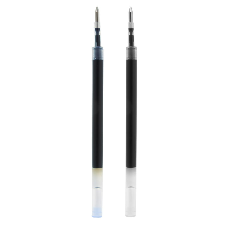 TUL Gel Pen Refills Medium Point 0.7 mm Black Ink Pack Of 2