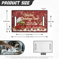 thumbnail image 7 of Yuyamidu Happy Christmas Golf Cart Seat Covers, Gingerbread Man Golf Cart Seat Towel Blanket with Pockets, Universal Accessories Keep Seat Comfortable and Clean, Red, 7 of 7
