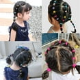 thumbnail image 6 of Rubber Bands for Hair, Small Hair Elastics for Girls, Soft and Comfy Rubber Bands Hair Ties Hairbands Ponytail Holders Hair for Women, Not Easy to Break, Black, 6 of 7