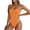 Orange, variant on JGGSPWM Women's Sold Basic One Piece Swimsuit Swimwear Bathing Suits Bikini Set Paded Bra Beachwear Army Green XL