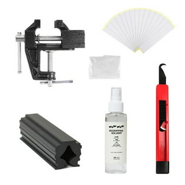 Includes Grips, Tape, Solvent, Hook, Blade, and Rubber Vise Clamp 6-Piece Golf Club Regrip Kit