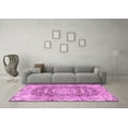 thumbnail image 3 of Ahgly Company Indoor Round Persian Pink Traditional Area Rugs, 6' Round, 3 of 4