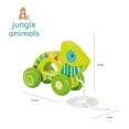 thumbnail image 3 of Orange Tree Toys: Pull Along: Camaleón - Juguete de madera, personaje colorido con ruedas, fomenta los primeros pasos, certificado FSC, niños pequeños y niños a partir de 1 año, 3 of 5