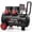 black-14 GAL, variant on 3Gallon Ultra Quiet Air Compressor with Two Quick Couplers 1.2HP MAX115PSI Oil-Free Air Compressor Steel Tanks, 70dB Air Compressor with Wheels for Spray Painting, Auto Repair, Woodwork Nailing