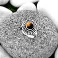 thumbnail image 3 of Natural Tiger Eye - Africa 925 Sterling Silver Ring s.7 Jewelry R-1388 SDR185778, 3 of 5