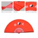 thumbnail image 4 of Abanico Plegable de Bambú, Ventilador de Bambú de Arte Chino Plegable Fan de Kung Fu Abanico de Tai Chi para Mano para Práctica de Artes Marciales(Costilla Roja) Fan de tai Spptty equipo de deporte, 4 of 8