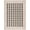 Beige, Charcoal / Baback, variant on BoutiqueRugs Beynon Contemporary Area Rug - Machine Washable - Peach, Lime Green - 2' x 2'11"