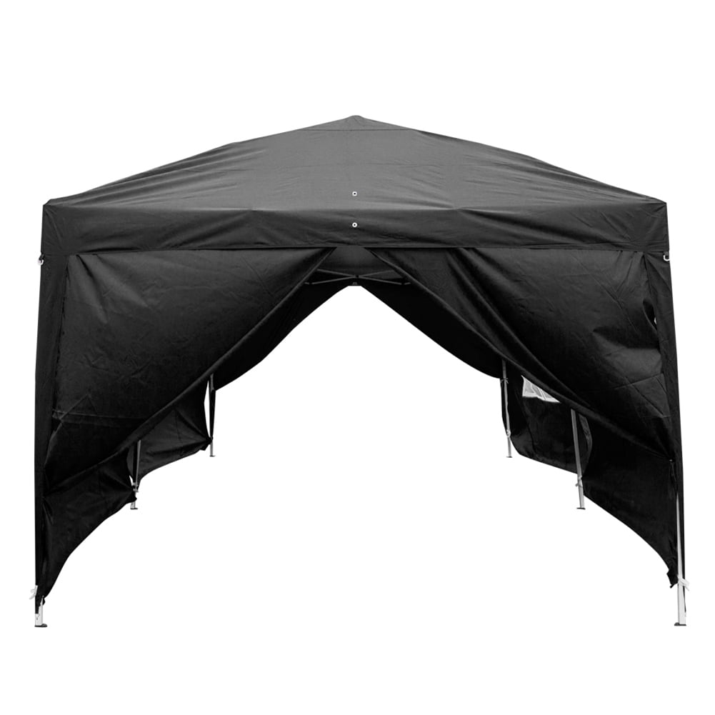 Aimee Lii 180"x236" Canopy Tent Awnings for Decks, Backyard Canopy Gazebo, Outdoor Patio Awnings for Party BBQ Events, Easy Set Up, Waterproof, Black