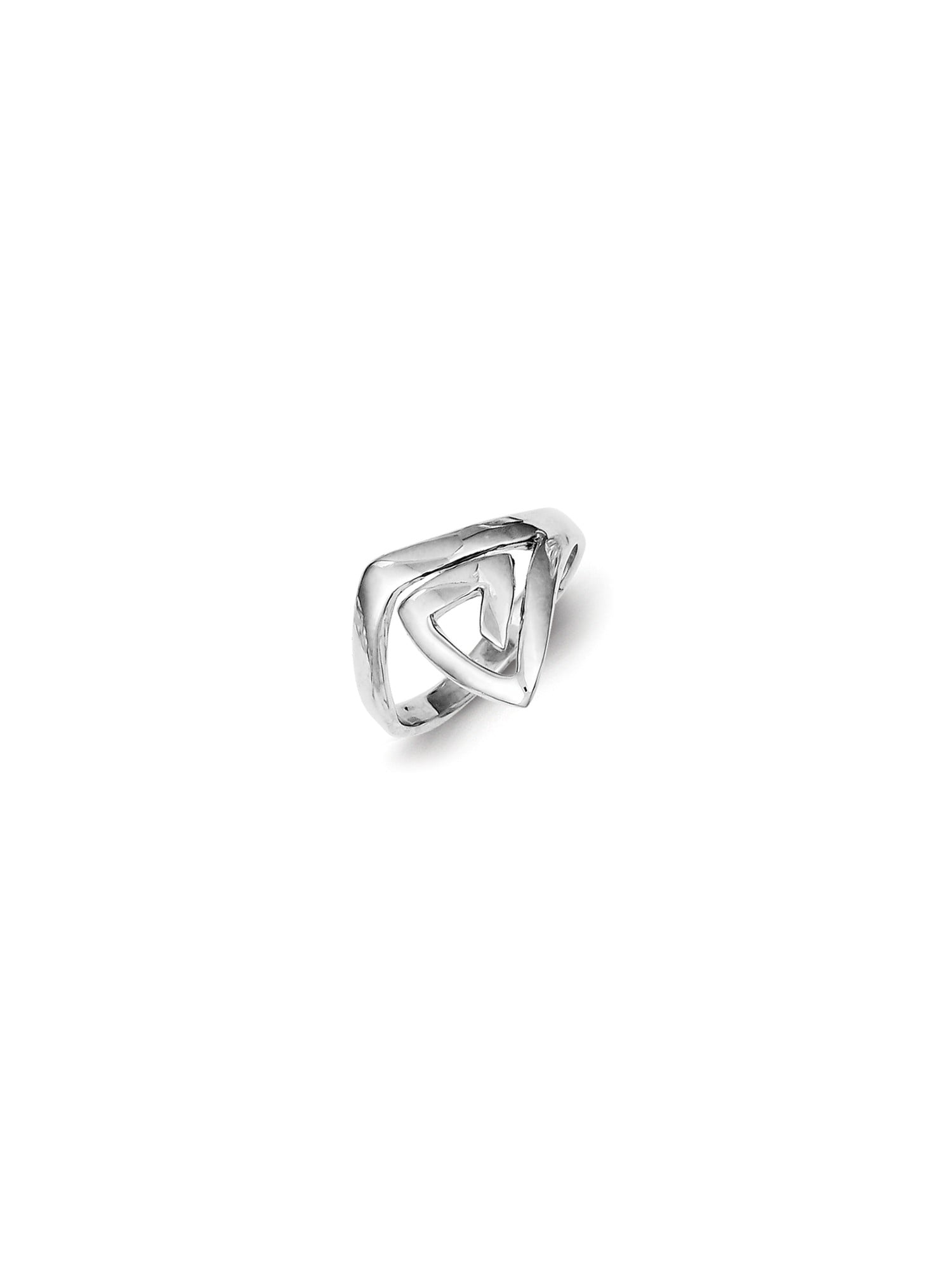 Solid 925 Sterling Silver Triangle Ring All sizes