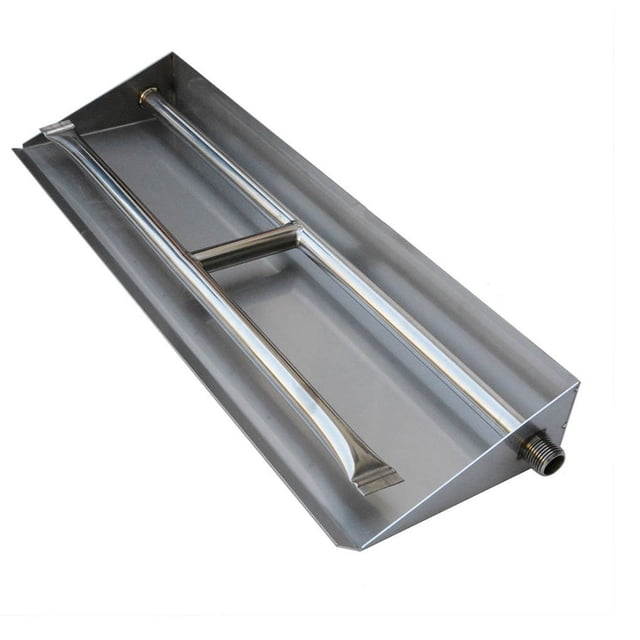 Quemador para Chimenea Stanbroil de Acero Inoxidable 52 cm de Doble Fila