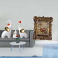 thumbnail image 2 of Esculturas Familiares De Elefantes Talladas A Mano, Estatuas Florales De Animales, Decoraciones Antiguas De Escritorio, Portafotos, Figuras De Mesa Para Montar En La Pared, Para Escritorio,, 2 of 8