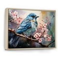 thumbnail image 2 of Designart "Avian Watercolor Halo I" Animals Bird Floater Framed Canvas Art Print, 2 of 5