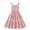 Pink, variant on akafmk Teen Girls Cute Dresses Round Neck Button Down Flowy Tiesred Midi Sundress 7-15 Years