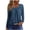 Navy, variant on Tumotour Pullover for Women Crew Neck Long Sleeve T Shirts With Buttons Casual Loose Top 2025 Sweatshirts Blouse Tops