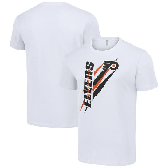 Men's Starter  White Philadelphia Flyers Color Scratch T-Shirt