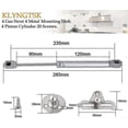 thumbnail image 2 of 4 Pcs Gas Strut 100n Gas Struts Hydraulic Gas Spring Gas Strut Shock Absorbers Adjustable Struts Hydraulic Furniture For Kitchen Home Shop Store [free, 2 of 5