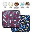 thumbnail image 2 of 2 mantas suaves para perros para mascotas, medianas, suaves y esponjosas, para gatos y perros, con estampado bonito, mantas para cachorros, forro polar, lavable, alfombrilla para dormir, 2 of 5