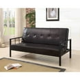 thumbnail image 2 of InRoom Designs Klik-Klak Convertible Sofa Bed - Brown / Black, 2 of 3