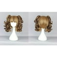 thumbnail image 6 of Unique Bargains Human Hair Wigs for Women 14" Curly Wig with Wig Cap Shoulder Length Brown, 6 of 6