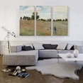 thumbnail image 2 of ARTCANVAS Poppy Field 1873 Canvas Art Print by Claude Monet - Size: 60" x 40" (0.75" Deep) (3-Piece), 2 of 9