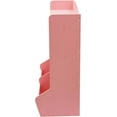thumbnail image 6 of Toy Storage Organizer with Bookcase, 3 Tier  Bookshelf 42.3'' H Toy Storage Cabinet for Boys Girls Storage Display for Playroom Bedroom Nursery, 170lbs Load-Bearing Capacity (Light Pink), 6 of 18