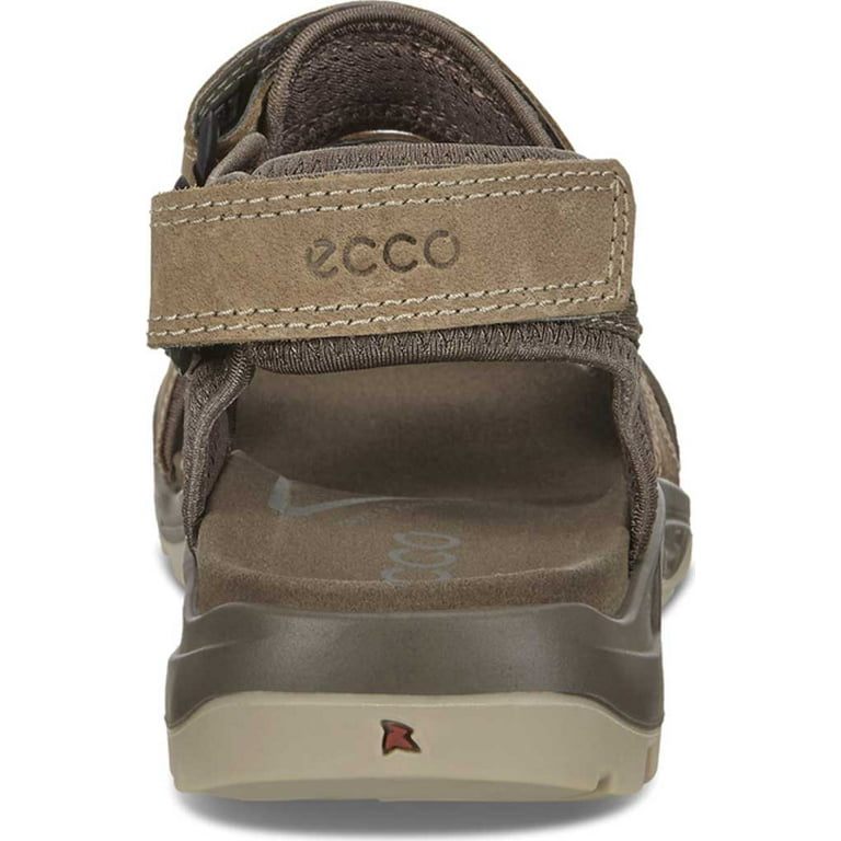 Men s ECCO Offroad 4 Strap Walking Sandal Navajo Brown Leather 47 M Walmart