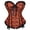 Orange, variant on Corsets for Women Gothic Lace up Bustier Top Orange L