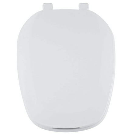 Eljer Emblem Elongated Square Toilet Seat in White