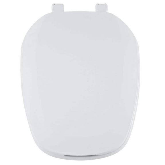Eljer Emblem Elongated Square Toilet Seat in White