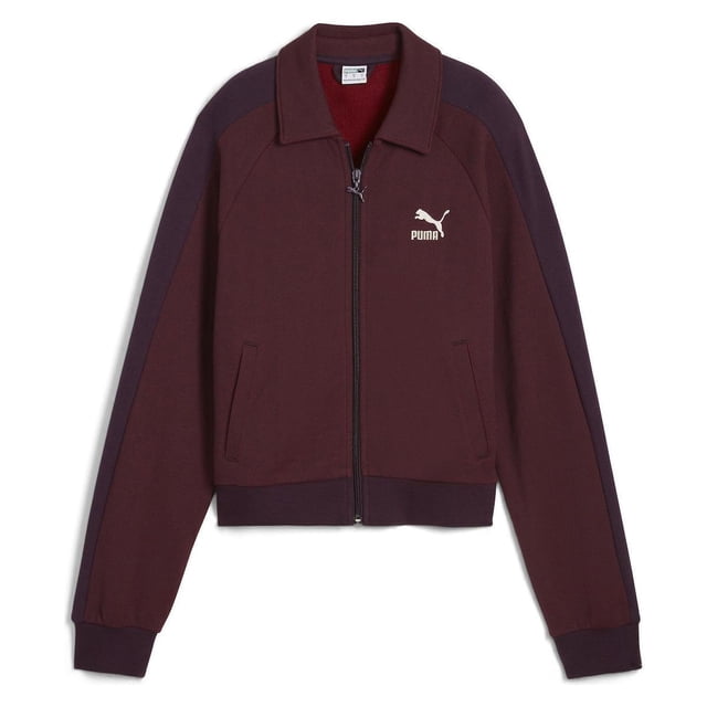 Chamarra Puma T7 Track para Mujer 626797-44 vino M
