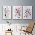 thumbnail image 5 of Posy Blooms I - Framed Premium Gallery Wrapped Canvas L Frame 3 Piece Set - Ready to Hang, 5 of 9
