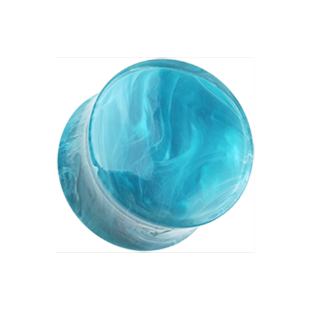 

Lava Infused Double Flared Ear Gauge Plug