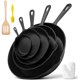 thumbnail image 1 of Sartenes de Hierro Fundido, Sartenes Antiadherentes, Juego de 5 Sartenes Antiadherentes Freír, Multifuncional Sarten Hierro Fundido, 5 Piece Chef Set - 10cm, 14cm, 16cm, 20cm, 26cm, 1 of 4