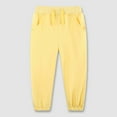 thumbnail image 2 of Staki Baggy Sweatpants Girls Casual Sweatpants Kids Athletic Lounge Joggers Girls Active Running Pants with Pockets(Yellow,3-4 Years), 2 of 5