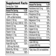 Centrum Silver Mens 50 Plus Multivitamin With Vitamin B & D3, 100 Count