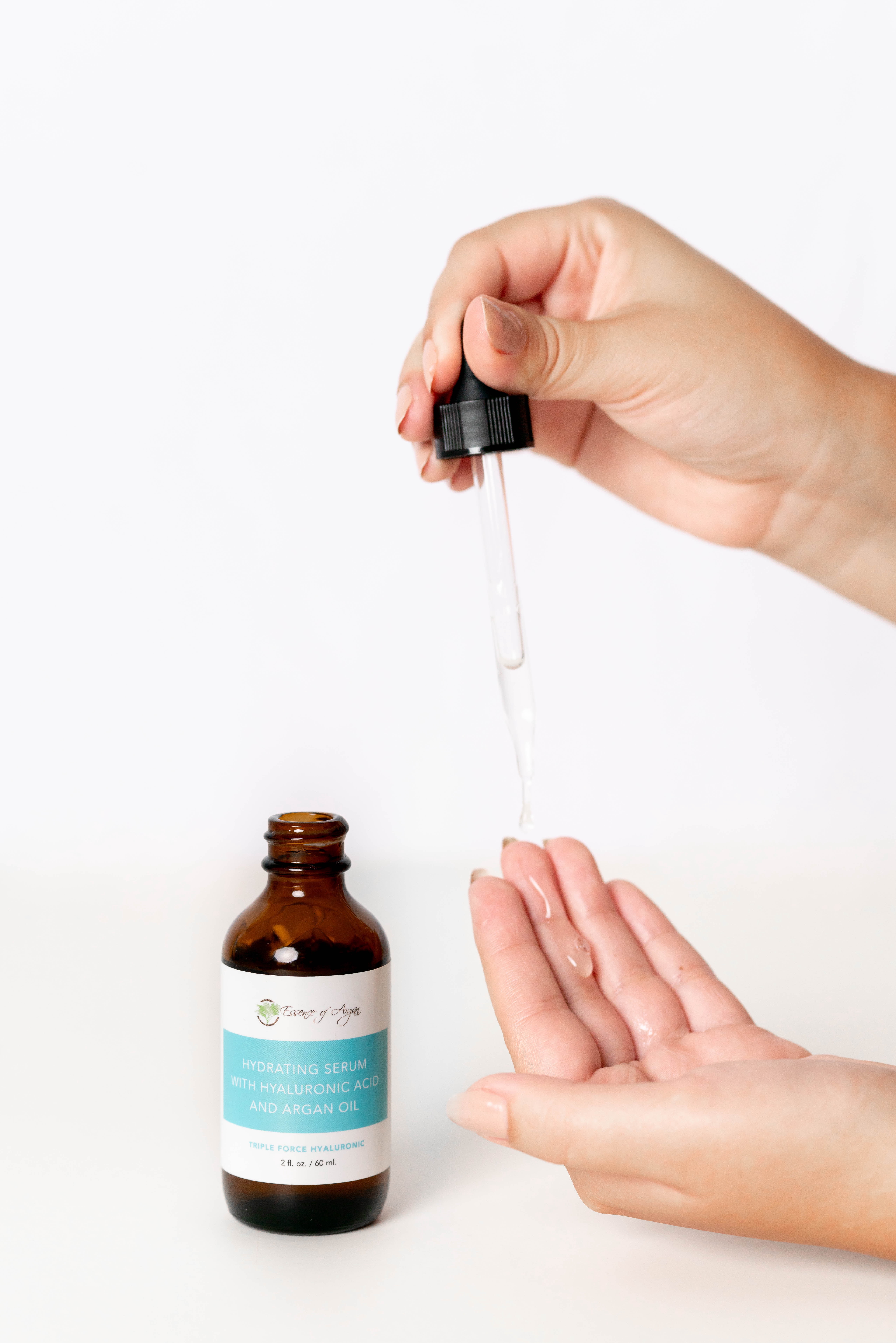Essence of Argan Hydrating Serum, Hyaluronic Acid and Argan Oil, Smooth, Youthful 60ml