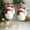 Red-B, variant on YingYouFu Christmas Snowman & Santa Claus Hanging Ornaments, 2-Pack Tree Decorations, Festive Holiday Decor, Small Pendant Cabin Decor, Durables Christmas Tree Pendants, Red-B