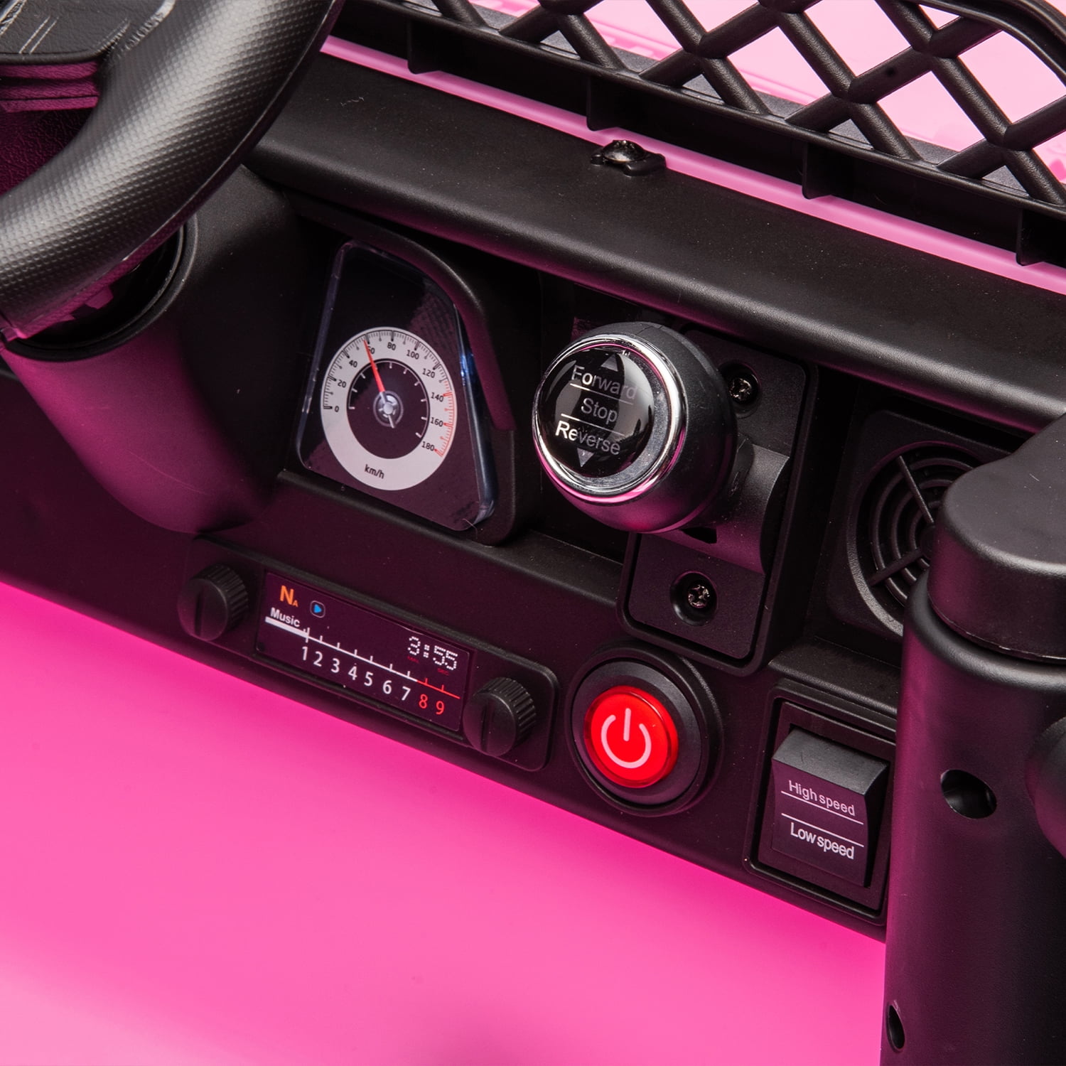 CIPACHO Licensed TOYOTA FJ Cruiser 12 V Powered Ride On Car 2.4G with Parents Remote Control, Electric Car for Kids, Pink CIPACHO Licensed TOYOTA FJ Cruiser 12 V Powered Ride On Car 2.4G with Parents Remote Control, Electric Car for Kids, Pink