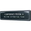 Quartet, QRT9003, Magnetic Nameplate, 1 Each, Black