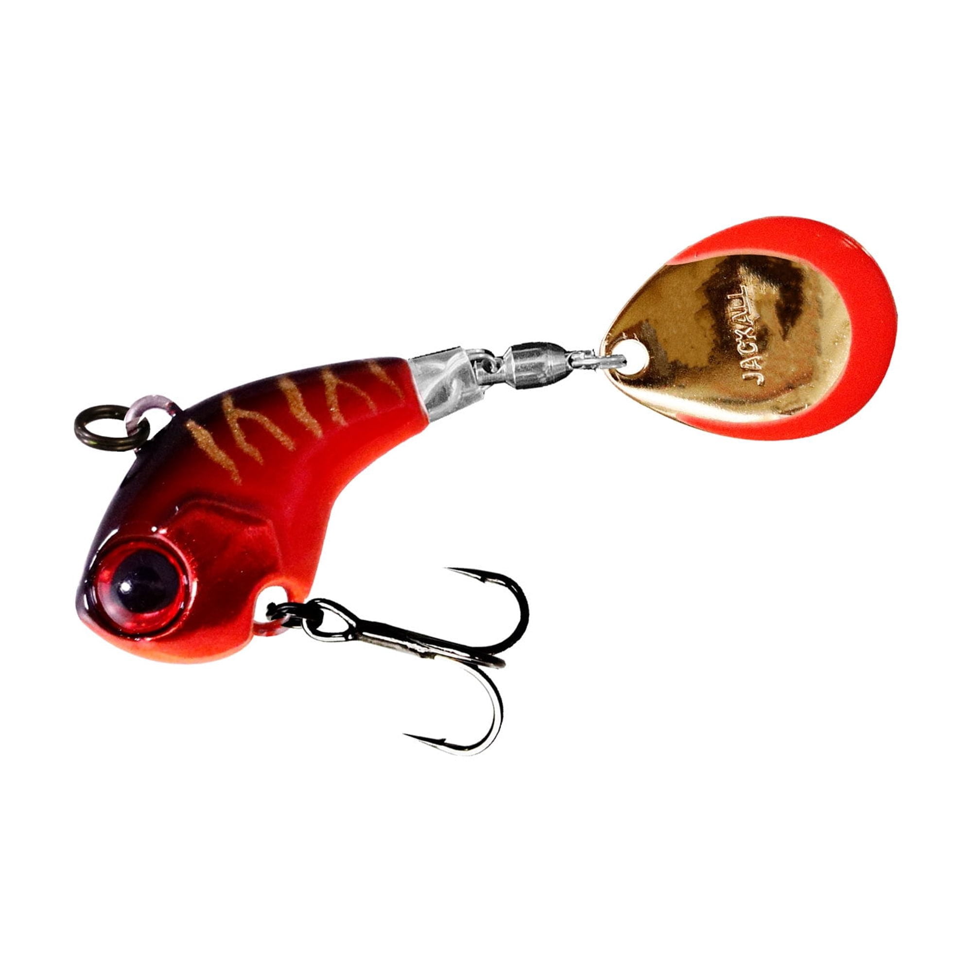 Jackall Fishing DERACOUP 3/4OZ HL RED TIGER Non-Dressed Jig [JDERA34-HLRT]