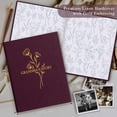 thumbnail image 2 of Grandma Life Story Journal Lanpn, de lino, tapa dura, más de 260 mensajes, 2 of 6