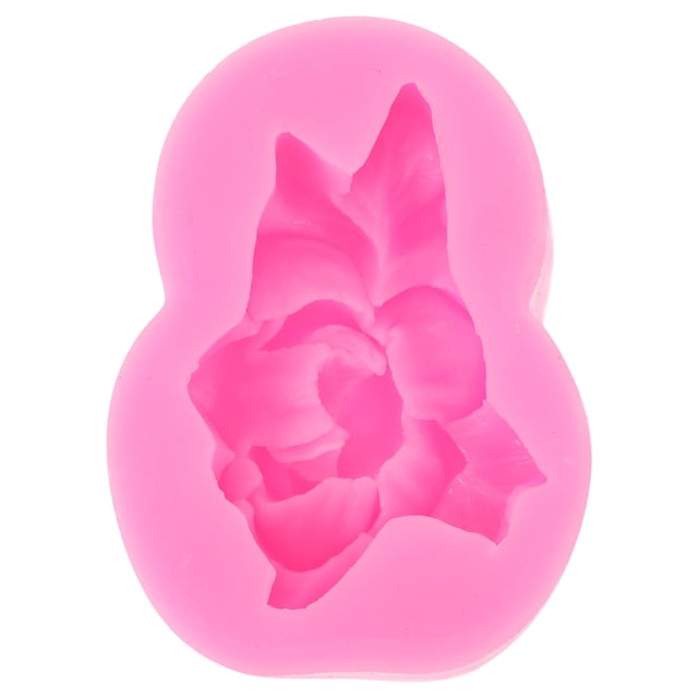Molde de silicona con forma de flor para manualidades, molde para velas de aromaterapia de silicona para el hogar.