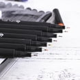 thumbnail image 4 of 18 Pcs Stylos de Journal Planificateur Stylos de Couleur Marqueurs d'Art à Pointe Fine Ensemble de Stylos à Dessin à Pointe Fine Accessoires de Stylos de Coloriage Fournitures de Rentrée Scolaire, Coloré, 4 of 5