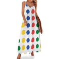 thumbnail image 1 of Segmento vertical de hélice de ADN humano azul Vestido sin mangas Vestido Vestidos Vestidos de ceremonia, 1 of 7