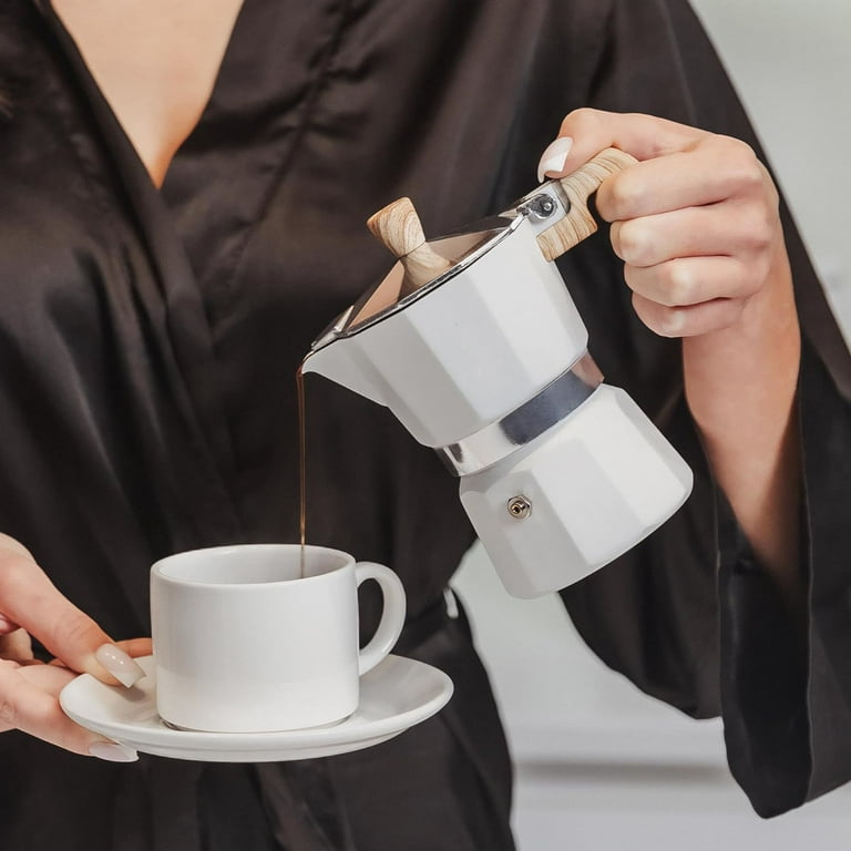 Senhu Moka Pot 3 Espresso Cup - 150ml/5 oz Stovetop Espresso Maker Cuban  Coffee Maker Italian Espresso Greca Coffee MakerRed - Walmart.com