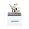 thumbnail image 4 of Miekor Furniture Floating Nightstand Calion, Bedroom, White W4US2858, 4 of 7