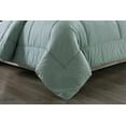 thumbnail image 5 of Messy Bed Washed Cotton Comforter Mini Set, Twin XL, Sage, 5 of 6