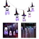 thumbnail image 3 of Sombrero Luces de Cadena Lámpara Brillante Árboles de Halloween Decoración Colgante 2 Modos, 3 of 8