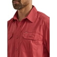 thumbnail image 4 of Wrangler® Men's Relaxed Fit Short Sleeve Twill Shirt, Sizes S-5XL, 4 of 5